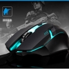 Chuột chuyên game K2 Led đa màu dpi 1600 (Đen)