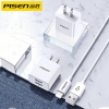 Cốc sạc 2 cổng Pisen K12-12 max 2A - Sạc điện thoại / máy tính bảng (Trắng)