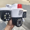 Camera ngoài trời IP wifi PTZ Yoosee W950 4 mắt 3 màn hình phân giải 1920P x 3240 FullHD+ 2 Râu - led trợ sáng led hồng ngoại (4 phân loại)