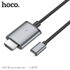 Cáp chuyển đổi HOCO UA27 LaiNing sang HDMI / HDTV hỗ trợ HD 1080P chiều dài 2M (Xám)