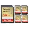 Thẻ nhớ Máy Ảnh SDXC SanDisk Extreme 32GB V30 UHS-I U3 4K 100MB/s (Vàng)