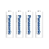 Combo 4 pin sạc AA Panasonic 1900mAh BK-3MCC loại rời - bản nội địa Nhật (Trắng)