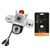 Camera ngoài trời IP wifi Yoosee F50 PTZ 4 mắt 3 màn hình phân giải 1920P x 3240 FullHD+ 2 Râu - led trợ sáng led hồng ngoại (4 phân loại)
