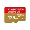 [MẪU MỚI] Thẻ nhớ MicroSDXC SanDisk Extreme GO 128GB U3 5K V30 R240MB/s W120MB/s (Vàng)