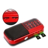 Loa nghe đài FM BKK K58 pin 6600mah hỗ trợ 2 khe thẻ nhớ - nghe liên tục lên đến 5 ngày (Đen đỏ)