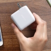 Cốc sạc 2 cổng USB Anker PowerPort 2 Elite A20232 công suất 24W - chân gập gấp gọn (trắng)