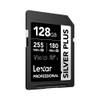 Thẻ nhớ Máy Ảnh SDXC Lexar Professional Silver Plus 128GB /256GB U3 4K V30 đọc 255MB/s, ghi 180MB/s