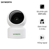 Camera IP trong nhà Skyworth H40 (LC2224) phân giải 4MP 2560 x 1440 - đàm thoại 2 chiều xoay 360 độ