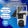 Camera năng lượng mặt trời sim 4G Vstarcam BG621TR siêu Zoom 10X có 3 màn hình phân giải 2K - kèm tấm pin đôi