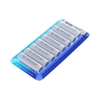 Vỉ 8 pin sạc AAA Eneloop 750mAh BK-4MCCE/8LE (HR03) - made in Japan (Trắng)