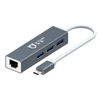 Bộ chuyển đổi đa năng M-Pard MH051 TypeC sang LAN + 3 cổng USB 3.0 - RJ45 tốc độ Gigabit 10/100/1000Mbps