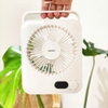 Quạt để bàn Remax RS-ZF03 pin 1200mAh thiết kế siêu mỏng có LED hiển thị cấp độ gió