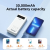 Pin dự phòng sạc nhanh Romoss Sense 8PF 30000mAh LCD - hỗ trợ QC 22.5W và PD 20W (Trắng)