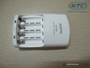 Box sạc nhanh Sanyo MQN06 dành cho pin sạc AA và AAA - hỗ trợ sạc nhanh và tự ngắt khi đầy (trắng)