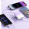 Pin dự phòng siêu gọn Remax RPP-652 10000mAh tích hợp 2 cáp sạc nhanh QC 22.5W và PD 20W - cổng typeC hỗ trợ in/out (4 màu tuỳ chọn)