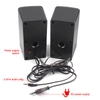 Loa vi tính 2.0 kiêm bluetooth Kisonli AC-9002BT dùng nguồn trực tiếp 220v (Đen)