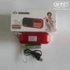 [KÈM THẺ KINH HOẶC KHÔNG THẺ] Loa đa năng Craven CR-25A có khe Thẻ nhớ/USB/FM - dung lượng pin 2200mah (Đen đỏ)