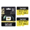 Thẻ nhớ MicroSDXC Lexar GOLD 128GB / 256GB A1 V60 U3 4K UHS-II tốc độ đọc 280MB/s ghi 180MB/s (gold)