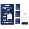 Thẻ nhớ Máy Ảnh SDXC SAMSUNG PRO Ultimate kèm đầu đọc 512GB / 256GB / 128GB UHS-I U3 V30 4K đọc 200MB/s ghi 130MB/s