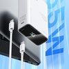 Pin dự phòng siêu nhanh 20000mAh Remax RPP-653 sạc được cả laptop - hỗ trợ PD 65W và QC 22.5W (trắng)