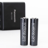 Bộ box sạc kèm 4 pin AA 2550mAh Panasonic eneloop Pro K-KJ55HCC40C - made in Japan (Đen)