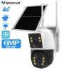 Camera ngoài trời sim 4G Vstarcam BG66DR kèm tấm năng lượng mặt trời - phân giải 2K xem 2 màn hình