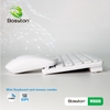 Bộ phím huột không dây Wireless mini Bosston WS600 - phím bấm cực êm (NHIỀU MÀU)