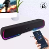 Loa bluetooth soundbar Kisonli LED-913 led RGB - tích hợp 2 BASS cực mạnh (nhiều màu)