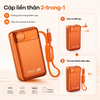 [CÓ 3C / CCC] Pin Dự Phòng siêu nhanh 65W Remax T132 11850mAh Kèm cáp TypeC to TypeC 60W, USB 22.5W