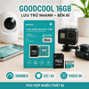 Thẻ nhớ microSDHC GOOD COOL 16GB Class10 UHS-I U3 A1 quay ghi hình 2K/4K - kèm adapter SD (xanh)
