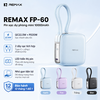 [CÓ 3C / CCC] Pin Dự Phòng Remax FP-60 10000mAh siêu nhỏ Cổng TypeC 20W, Cáp TypeC 22.5W, Lightning 12W