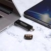 Ổ cứng di động SSD 2 đầu USB và typeC 256GB Transcend ESD310 đọc 1050MB/s ghi 990MB/s - PSD phân phối