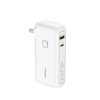 Pin dự phòng kiêm cốc sạc Pisen TS-D308 dung lượng 10000mAh sạc nhanh QC 18W và PD 20W - chân cắm nguồn 220V (trắng)