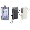Pin dự phòng sạc nhanh iphone 15 Remax RPP-105 10000mAh kiêm sạc tường, chân cắm nguồn 220V, tích hợp 2 cáp, cáp typec in out (2 màu)