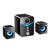 Loa vi tính 2.1 stereo Kisonli U-3100 led RGB - âm thanh bass treble đầy đủ (2 màu tuỳ chọn)