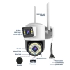 Camera IP wifi 2 mắt ngoài trời PTZ Yoosee AI Smart 1920P x 2160 FullHD+ 2 Râu 3.0MP - 23 LED trợ sáng, 19 hồng ngoại