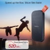 Ổ cứng di động SSD External Sandisk E30 Portable dung lượng 480GB / 1TB / 2TB 800MB/s (Đen)