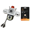 Camera ngoài trời IP wifi Yoosee F50 PTZ 4 mắt 3 màn hình phân giải 1920P x 3240 FullHD+ 2 Râu - led trợ sáng led hồng ngoại (4 phân loại)