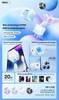 Cốc sạc nhanh Remax RP-U136 USB TypeC PD 20W, Chân dẹt, Thiết kế đẹp mắt