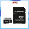Thẻ nhớ MicroSDXC Transcend Ultra Performance 256GB / 512GB A2 V30 U3 4K R160MB/s / W125MB/s (Xám)