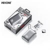 Pin dự phòng Wekome WP-50 20.000mAh Cáp và Cổng TypeC In/Out 45W, Cáp LN Out 27W, USB-A Out 22.5W, Màn hình báo pin