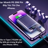 Pin dự phòng sạc nhanh mini Remax RPP-551 10000mah trong suốt vân sợi carbon - hỗ trợ QC 22.5W và PD 20W (xanh)