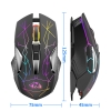 Chuột gaming không dây wireless Ziyoulang X18 slient cực êm dùng pin sạc - DPI lên đến 2400 (Đen)