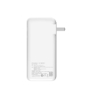 Pin dự phòng kiêm cốc sạc Pisen TS-D308 dung lượng 10000mAh sạc nhanh QC 18W và PD 20W - chân cắm nguồn 220V (trắng)