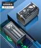 Pin dự phòng trong suốt WEKOME WP-347 20000mAh tích hợp 2 cáp - sạc nhanh PD 20W và QC 22.5W (MÀU NGẪU NHIÊN)