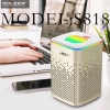 Loa bluetooth Koleer S818 led RGB tự thay đổi - chức năng USB/ TF /FM /thoại rãnh tay (màu ngẫu nhiên)