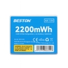 Combo 4 Pin Sạc AA 1.5V Li-ion Beston 2AN-60 2200mWh / 1460mAh (Trắng)