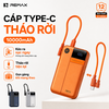 [CHỨNG NHẬN CCC / 3C] Pin Dự Phòng Remax FP-122 10000mAh 2 Cổng TypeC Output 22.5W, Kèm cáp C to C