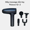 Máy Massage Piknow G1-2 Enterprise I - 4 đầu thay đổi, công suất thực 28W, pin 1800mAh dùng đến 7-8h (nội địa Trung)