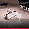 USB OTG Sandisk SDDDC4 Drive Luxe 1TB (1000 GB) TypeC 3.2 tốc độ 400MB/s - Vỏ kim loại nguyên khối (Bạc)